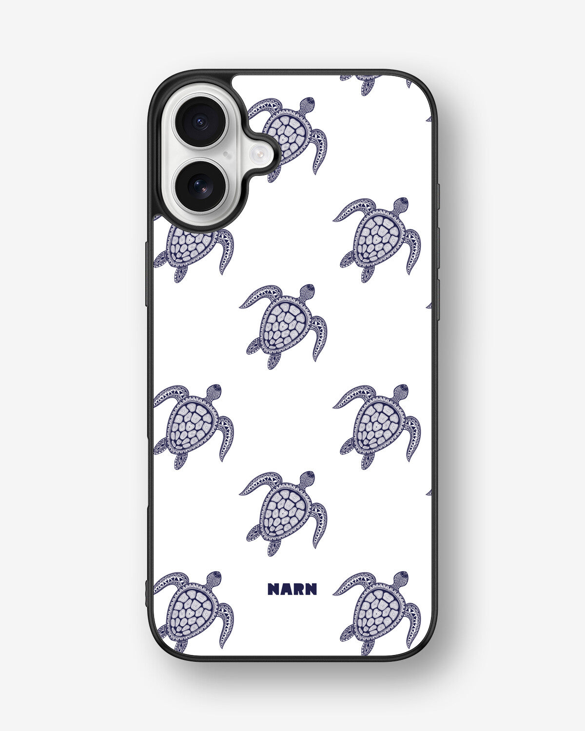 iPhone 16 Plus Hard Case – Blue Turtles - View 1