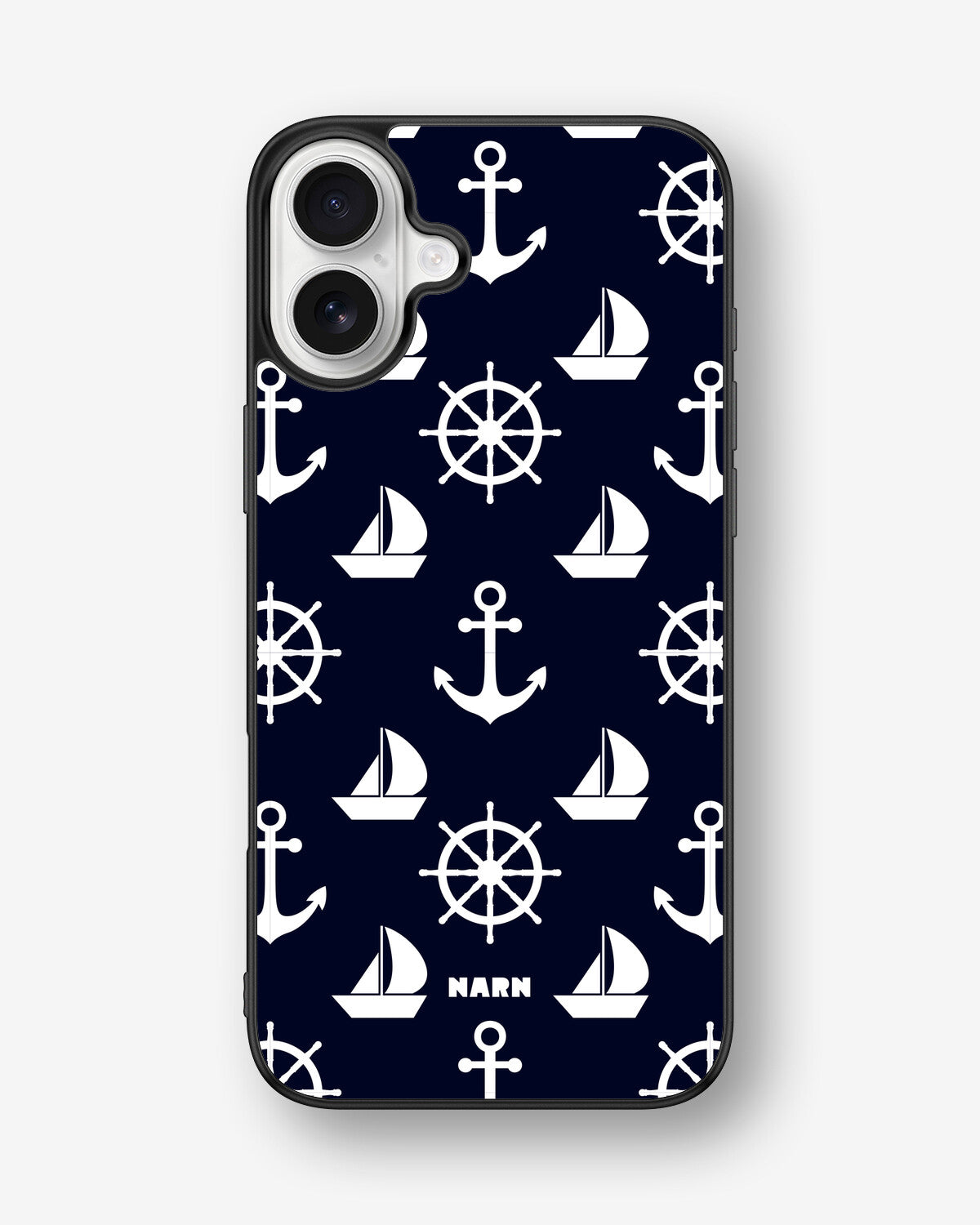 iPhone 16 Plus Hard Case – Deep Blue Voyage - View 1