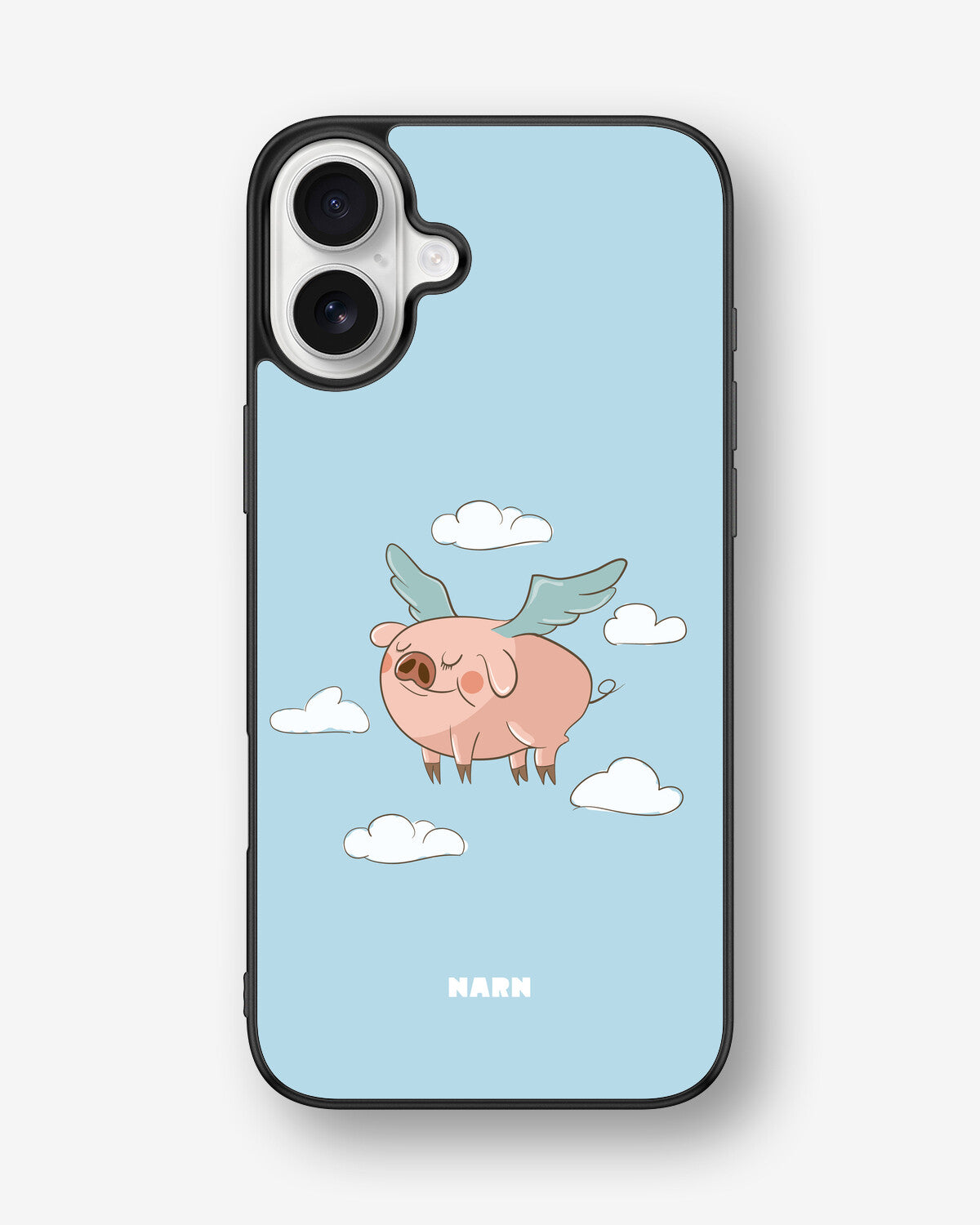 iPhone 16 Plus Hard Case – Dreamy Pig - View 1