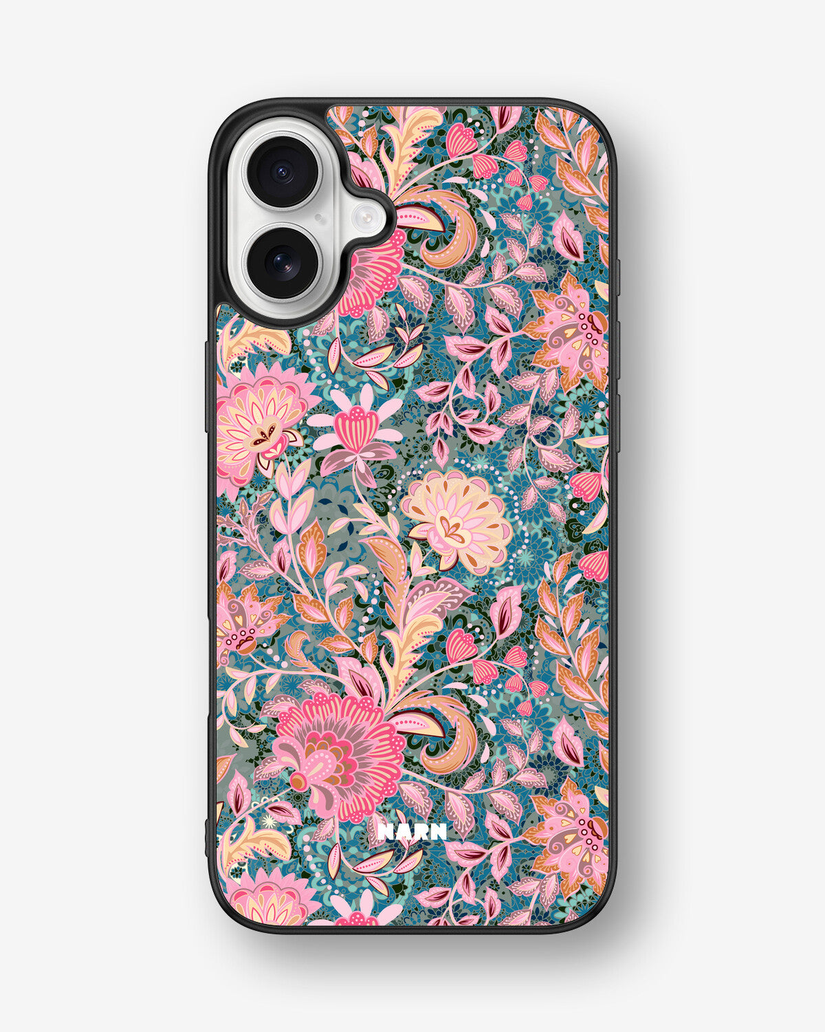 iPhone 16 Plus Hard Case – Fantasy Flowers - View 1
