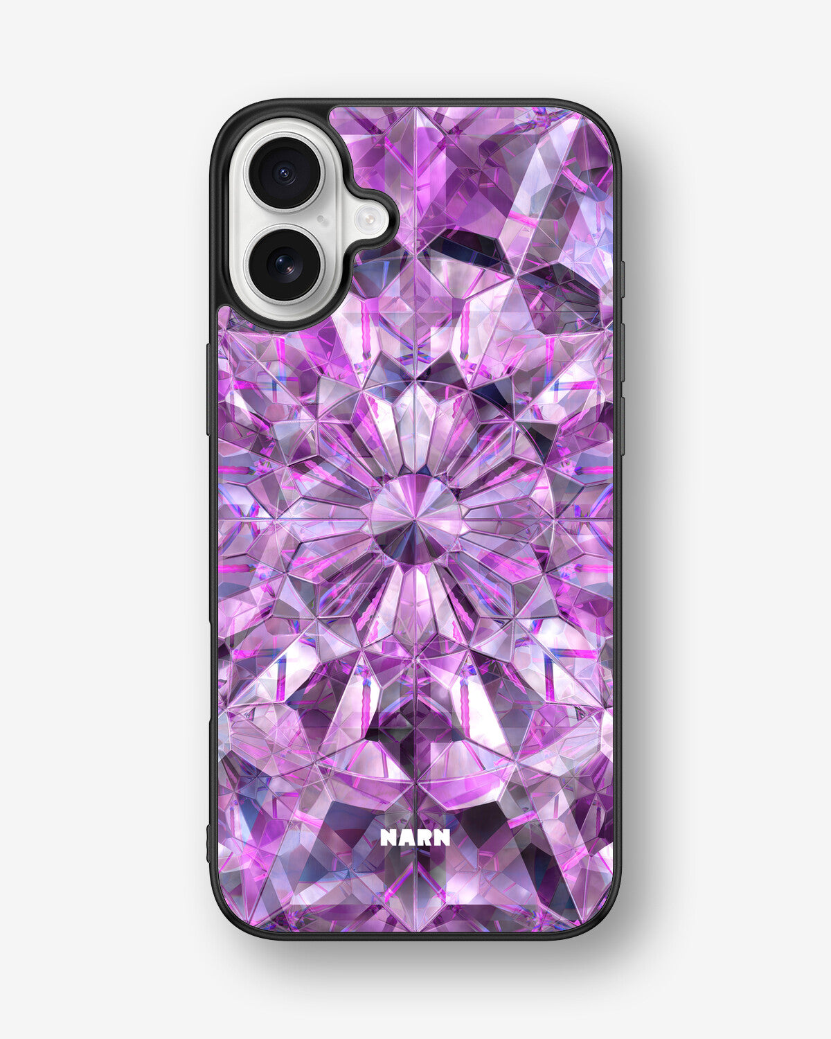 iPhone 16 Plus Hard Case – Lavender Crystals - View 1