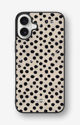 iPhone 16 Plus Hard Case – Marble Dots - View 1