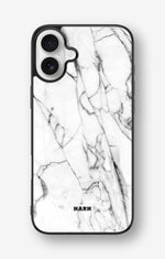 iPhone 16 Plus Hard Case – Milky Marble - View 1