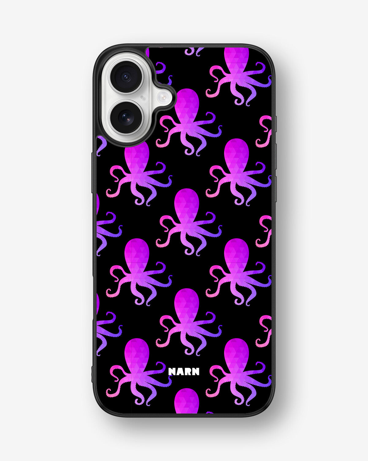 iPhone 16 Plus Hard Case – Octopus Pattern - View 1