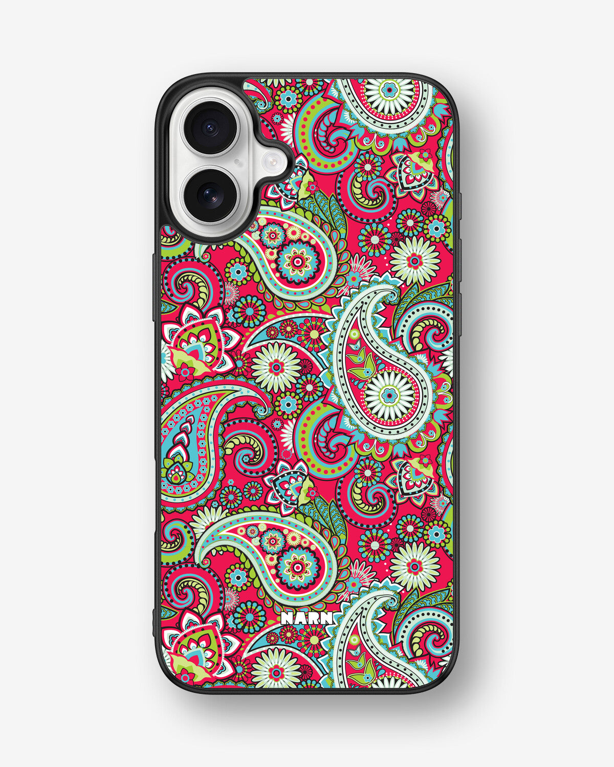 iPhone 16 Plus Hard Case – Paisley Paradise - View 1