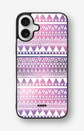 iPhone 16 Plus Hard Case – Purple Aztec - View 1