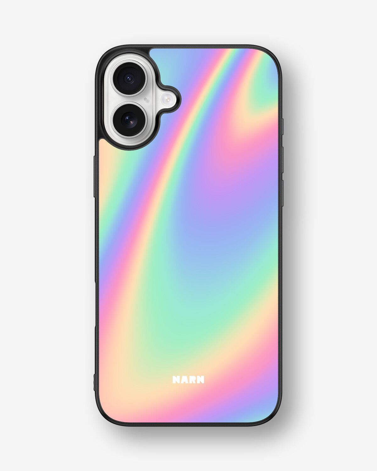 iPhone 16 Plus Hard Case – Rainbow Haze - View 1