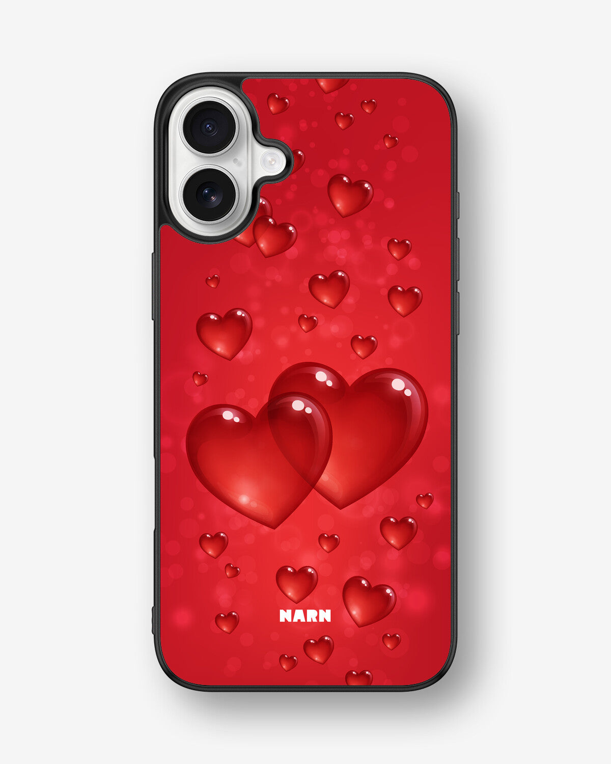 iPhone 16 Plus Hard Case – Red Romance - View 1