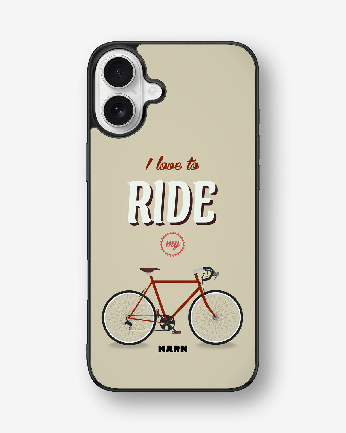 iPhone 16 Plus Hard Case – Ride My Bicycle - View 1