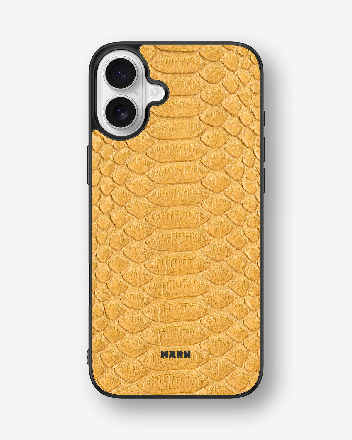 iPhone 16 Plus Hard Case – Yellow Snake - View 1