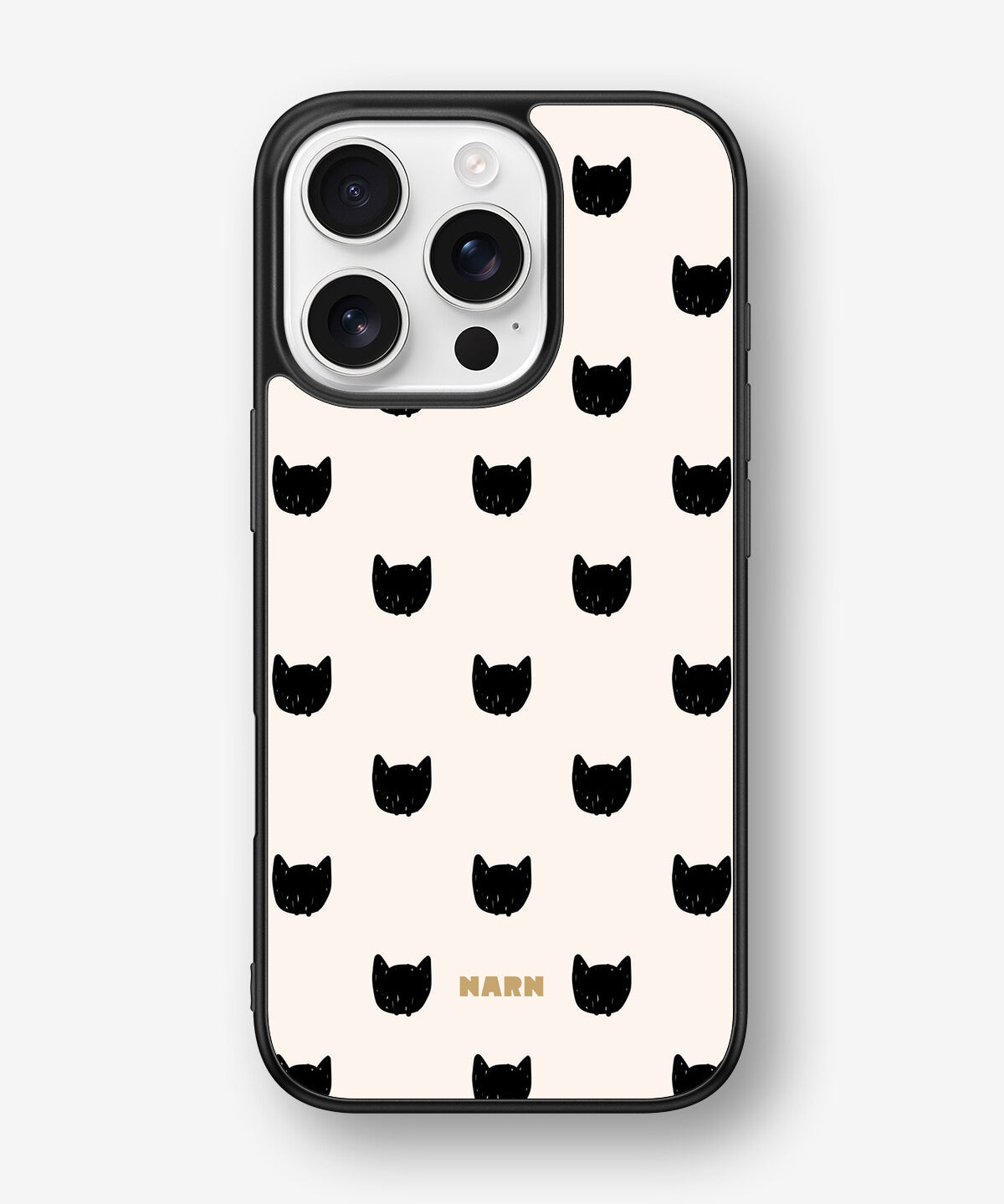 iPhone 16 Pro Hard Case – Kitty Dots - View 1