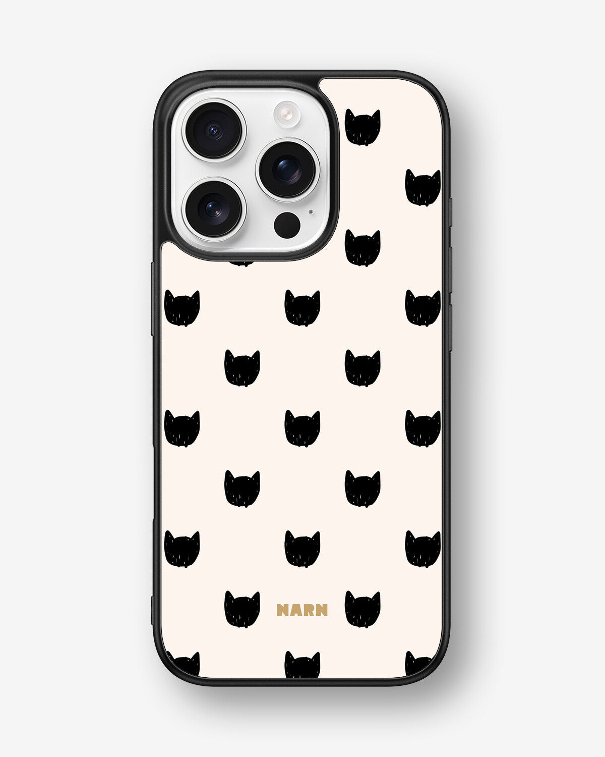 iPhone 16 Pro Hard Case – Kitty Dots - View 1