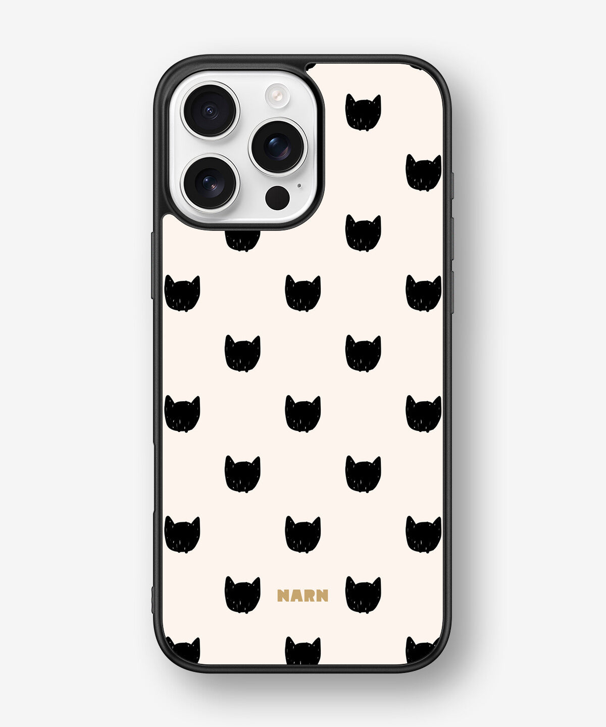 iPhone 16 Pro Max Hard Case – Kitty Dots - View 1