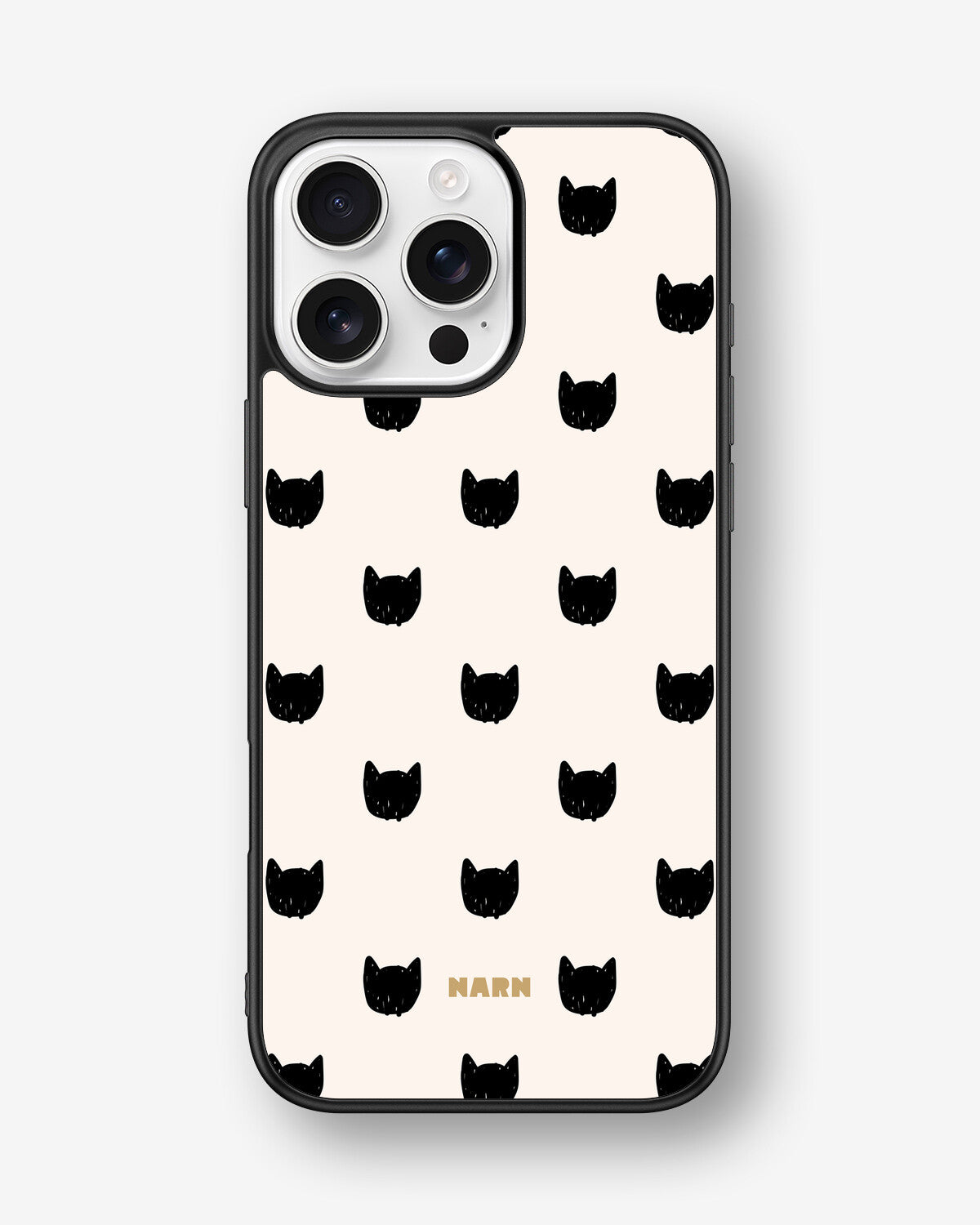 iPhone 16 Pro Max Hard Case – Kitty Dots - View 1