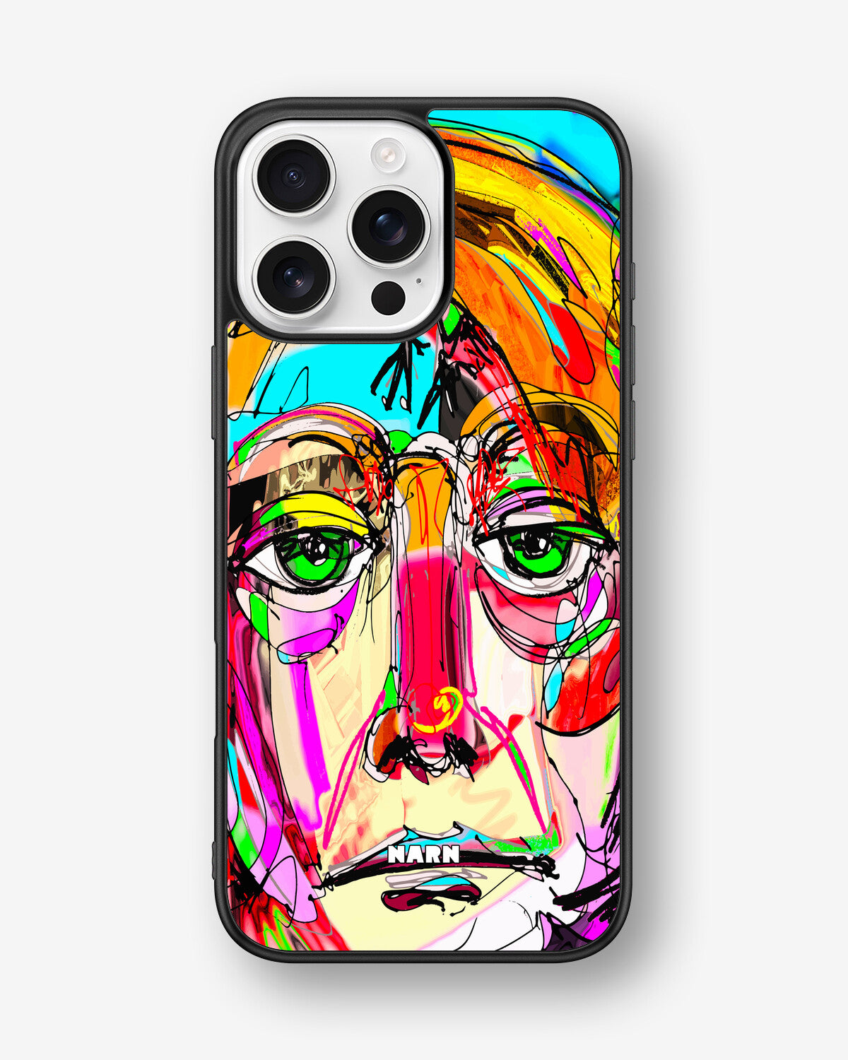 iPhone 16 Pro Max Hard Case – Abstract Portrait - View 1