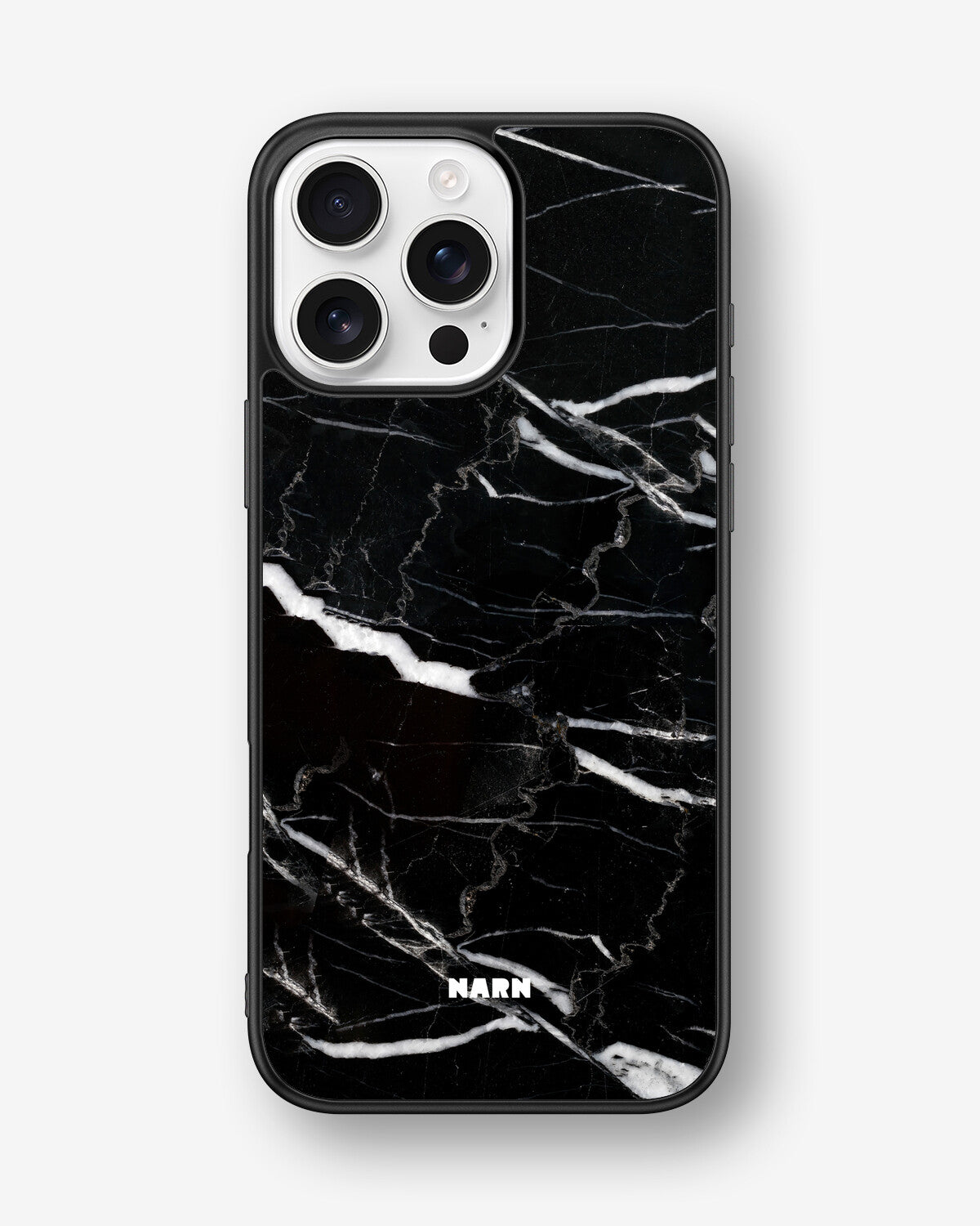 iPhone 16 Pro Max Hard Case – Black Marble - View 1