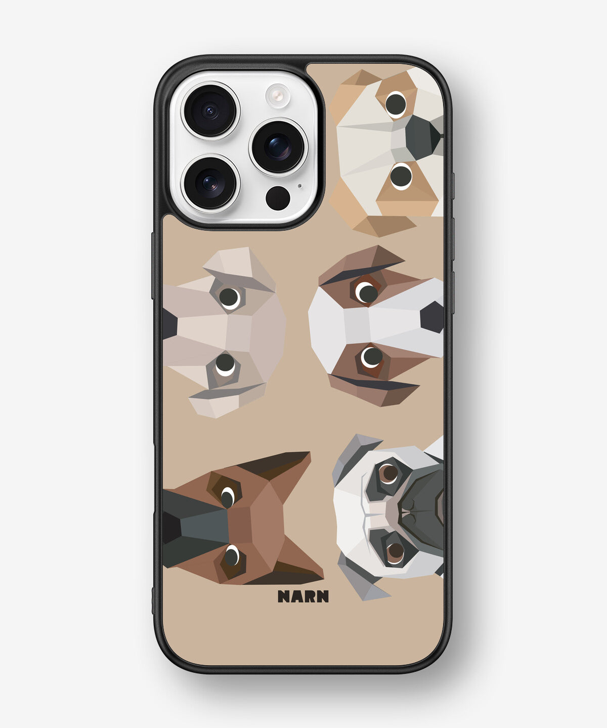 iPhone 16 Pro Max Hard Case – Cute Dogs - View 1