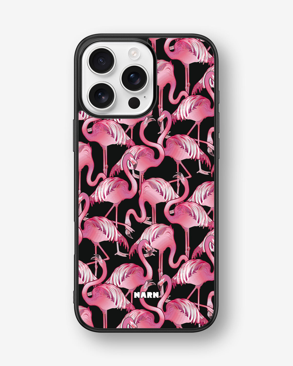 iPhone 16 Pro Max Hard Case – Flamingos - View 1