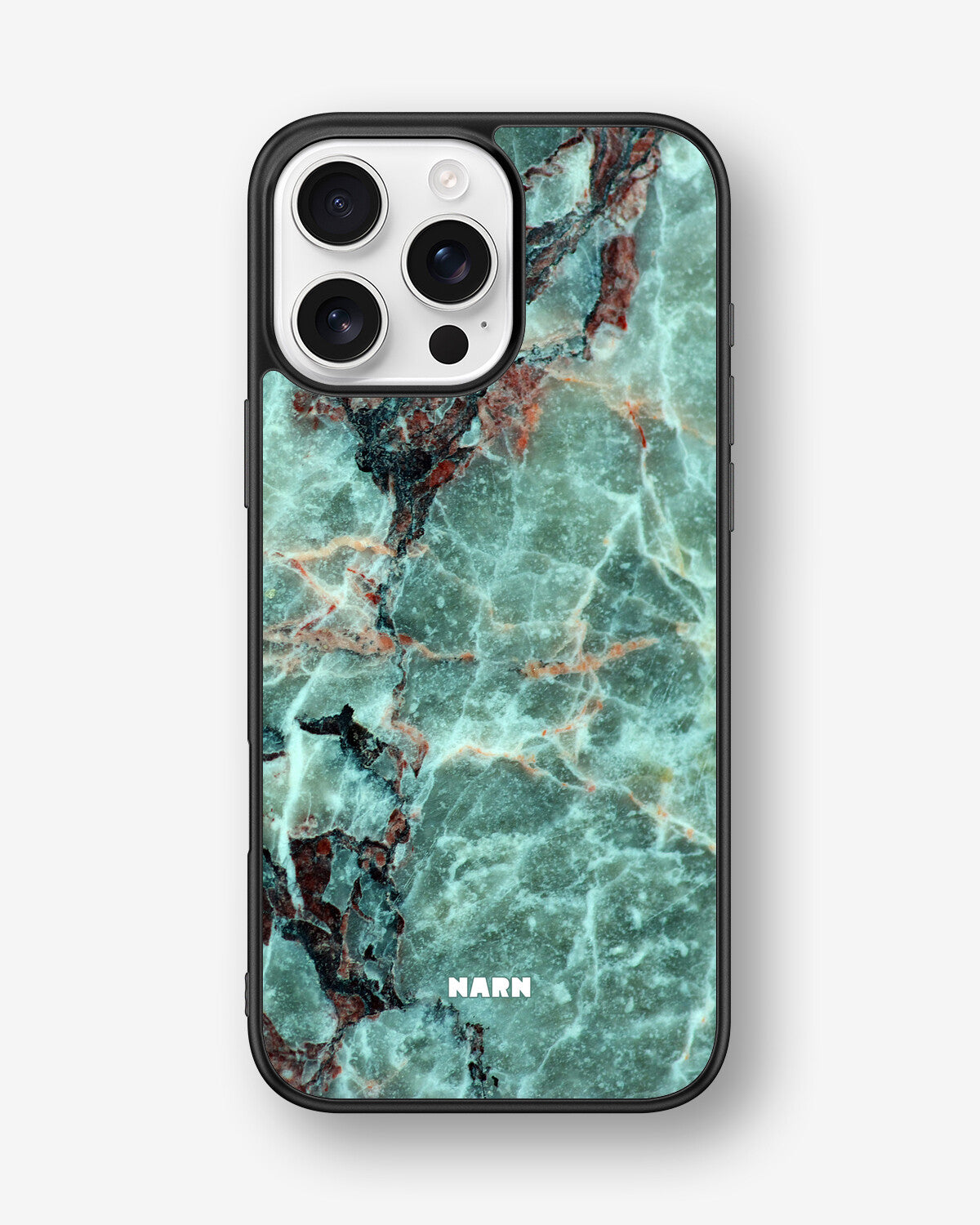 iPhone 16 Pro Max Hard Case – Green Marble - View 1
