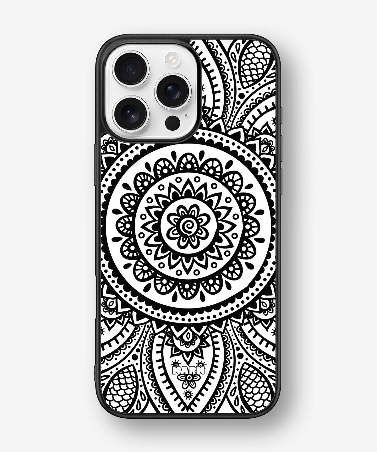 iPhone 16 Pro Max Hard Case – Henna Mandala - View 1