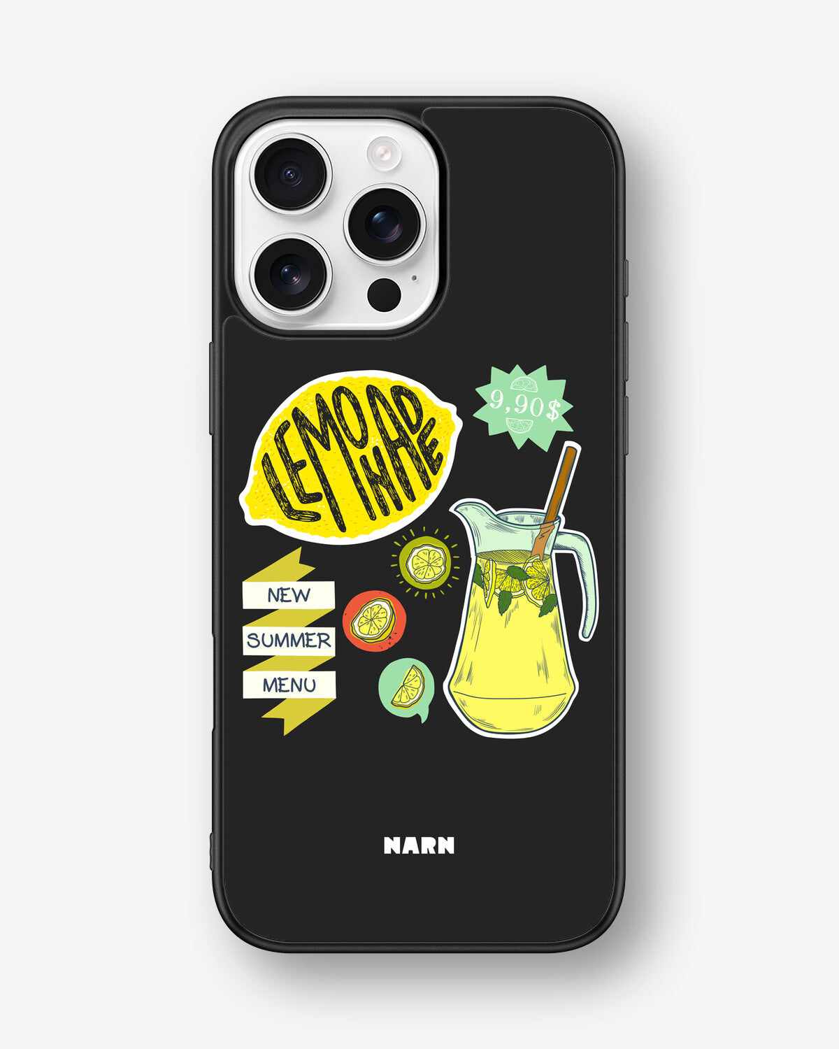 iPhone 16 Pro Max Hard Case – Lemon Summer - View 1