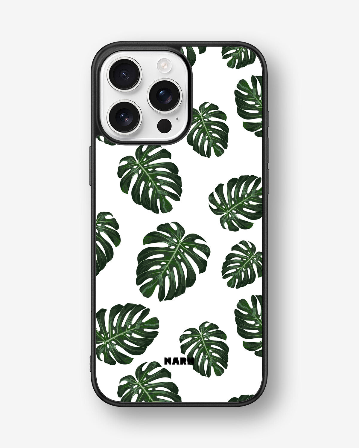 iPhone 16 Pro Max Hard Case – Monstera Pattern - View 1
