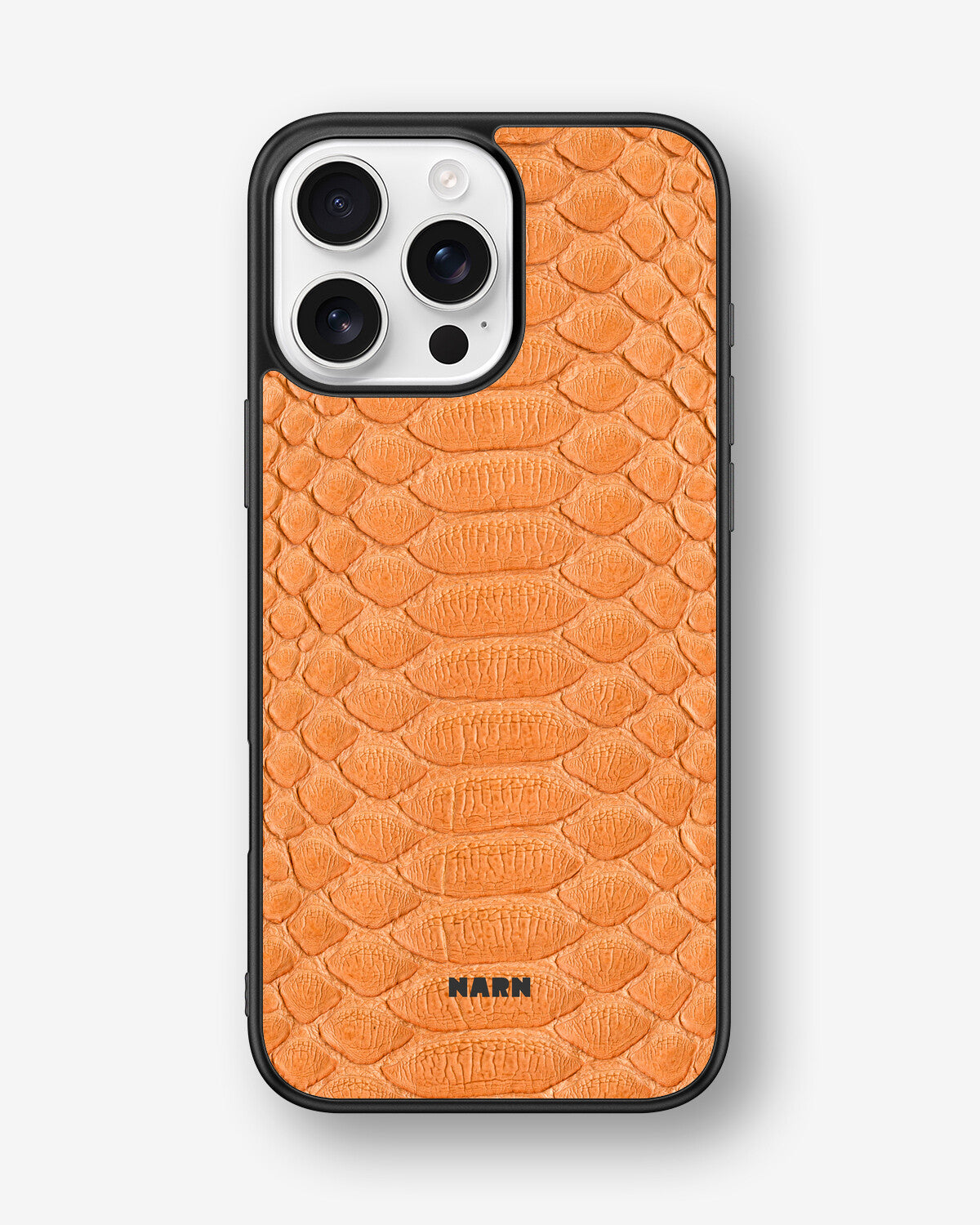 iPhone 16 Pro Max Hard Case – Orange Snake - View 1