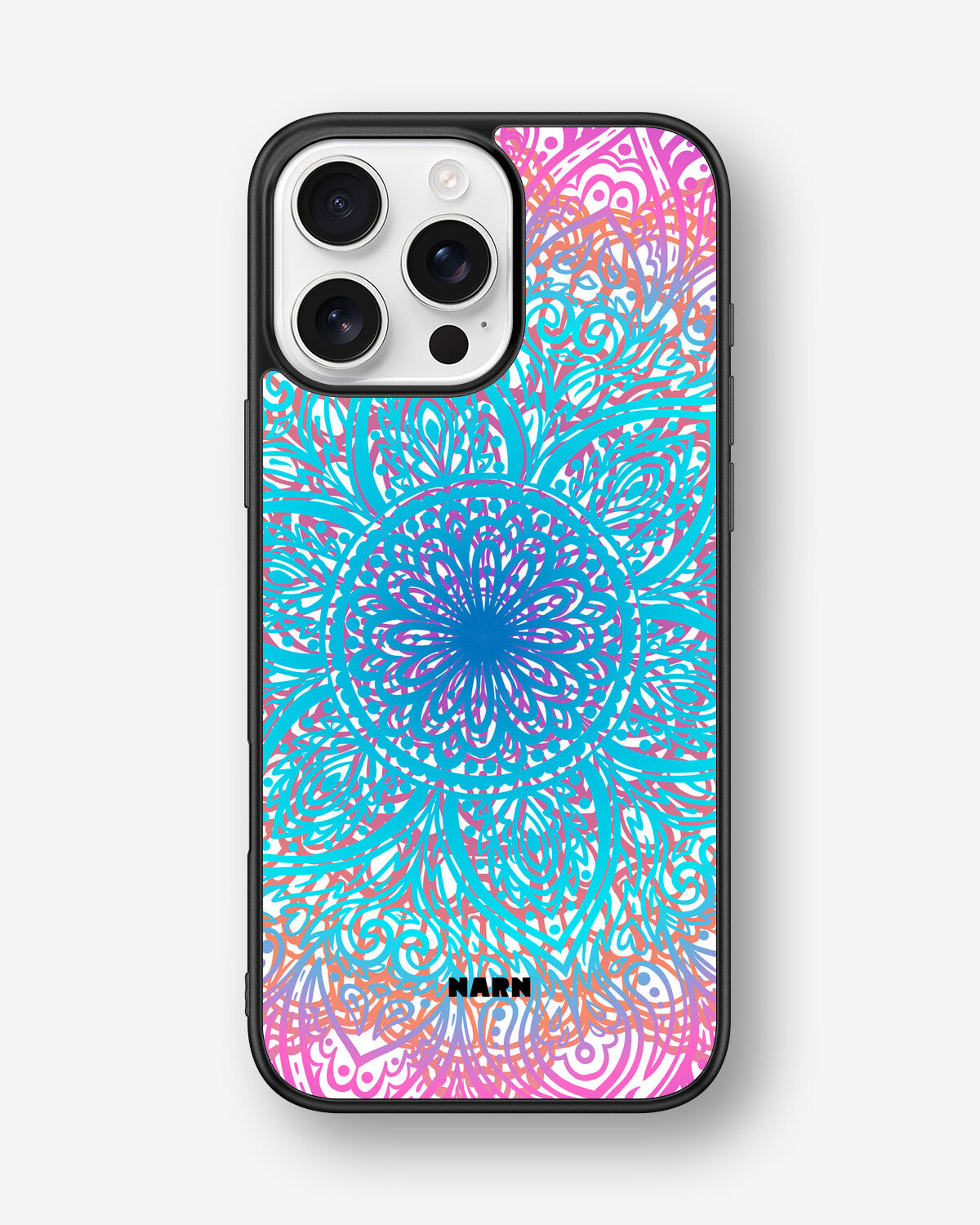 iPhone 16 Pro Max Hard Case – Pastel Mandala - View 1