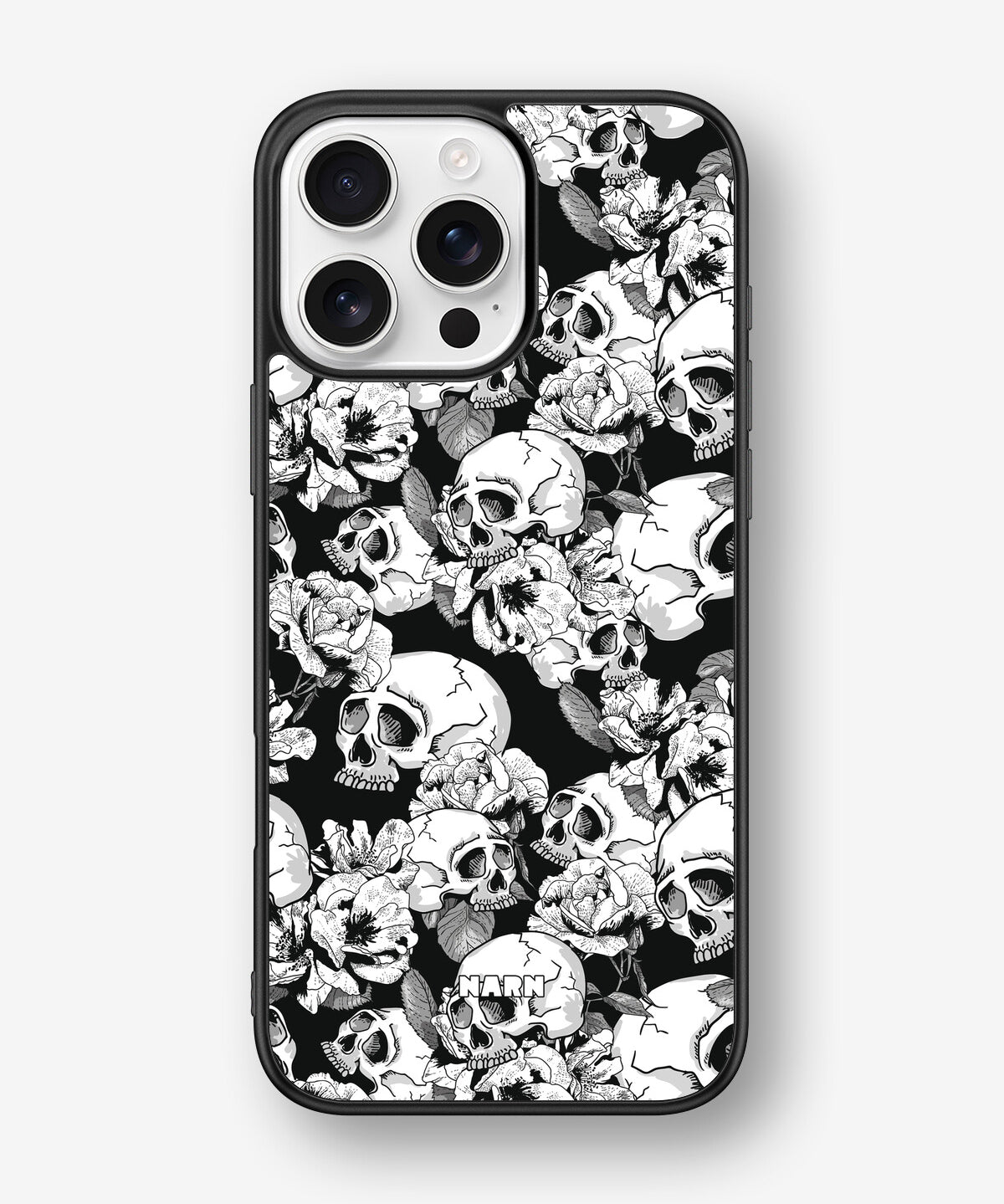 iPhone 16 Pro Max Hard Case – Skull Garden - View 1