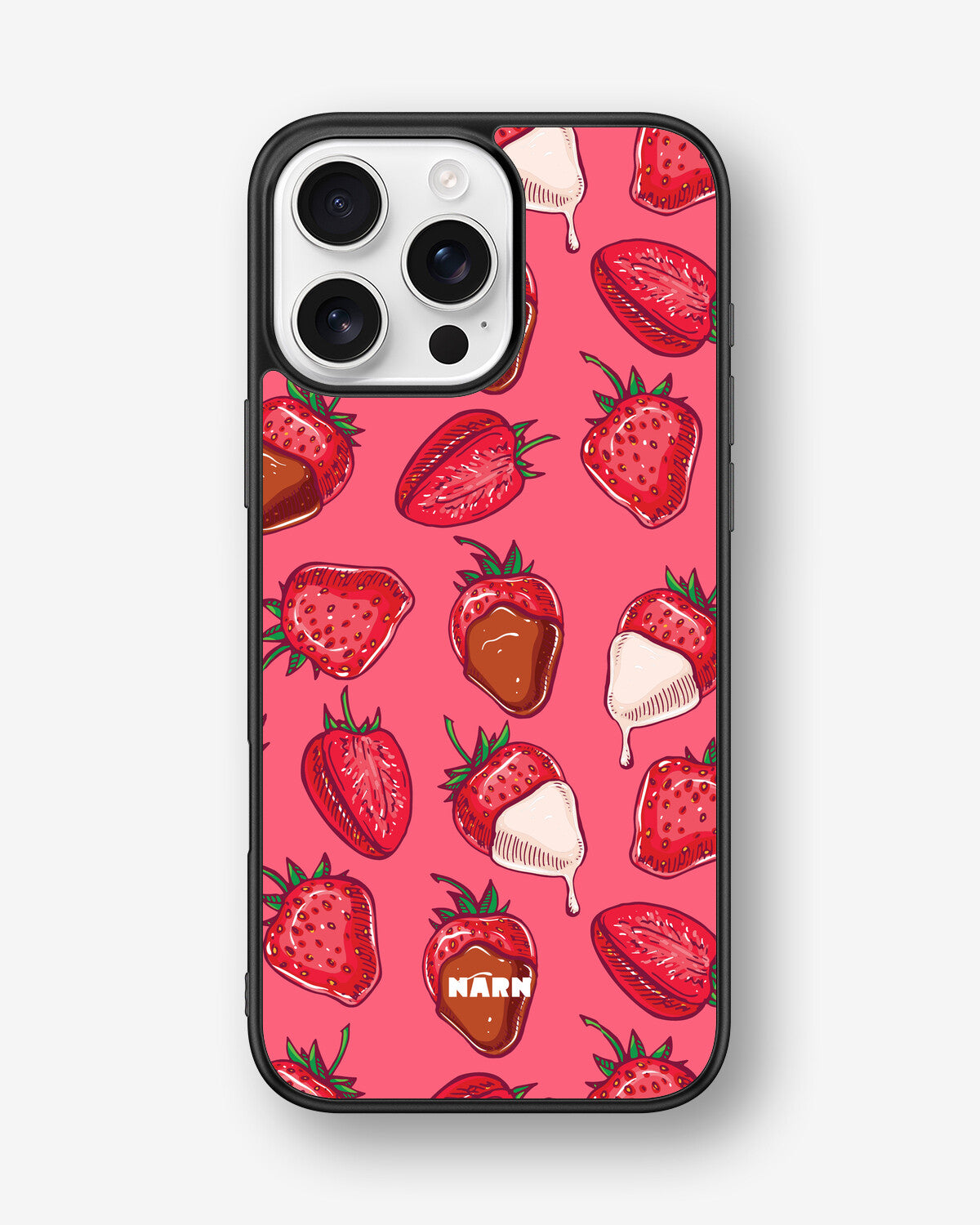 iPhone 16 Pro Max Hard Case – Strawberry Chocolate - View 1