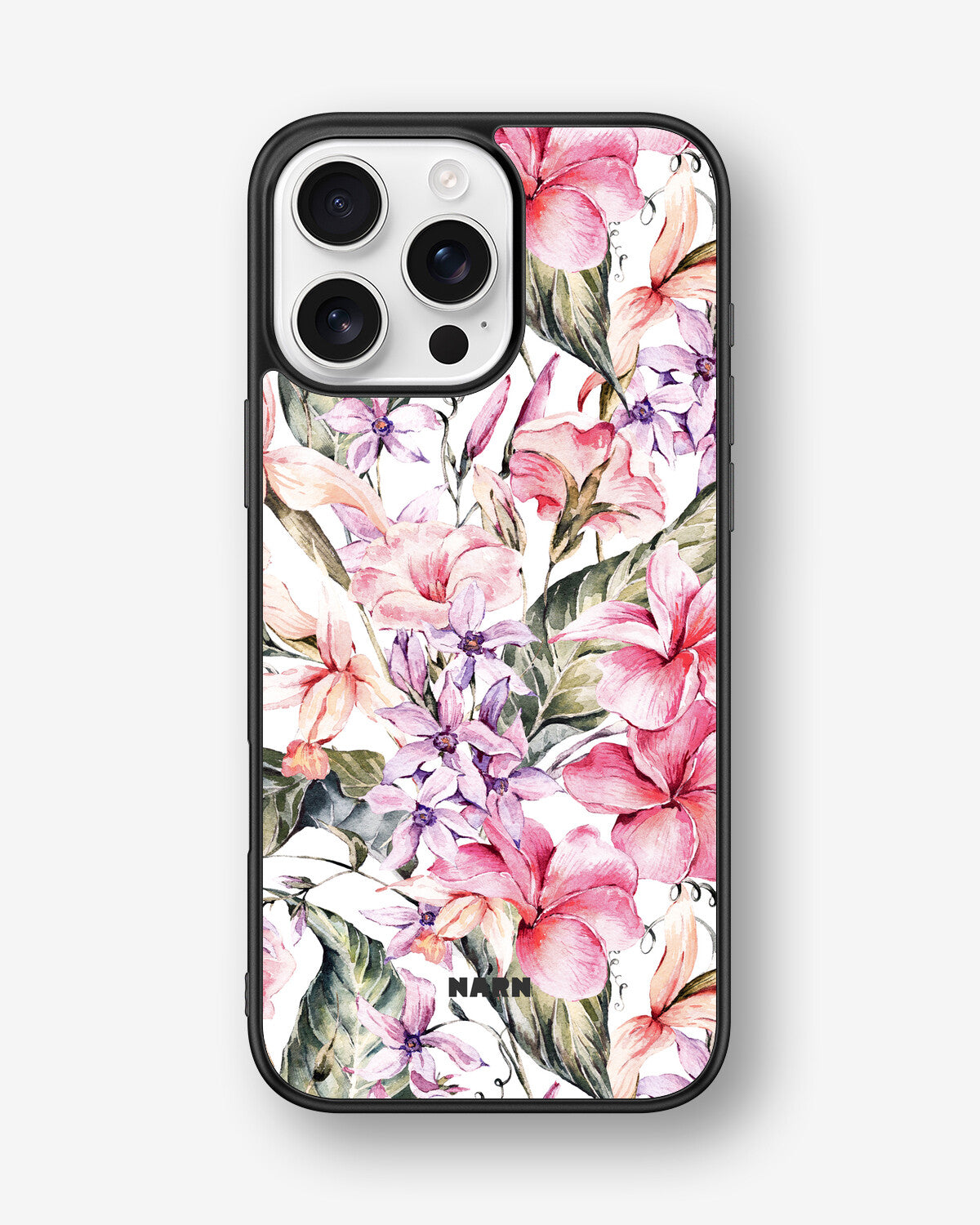 iPhone 16 Pro Max Hard Case – Watercolor Flowers - View 1