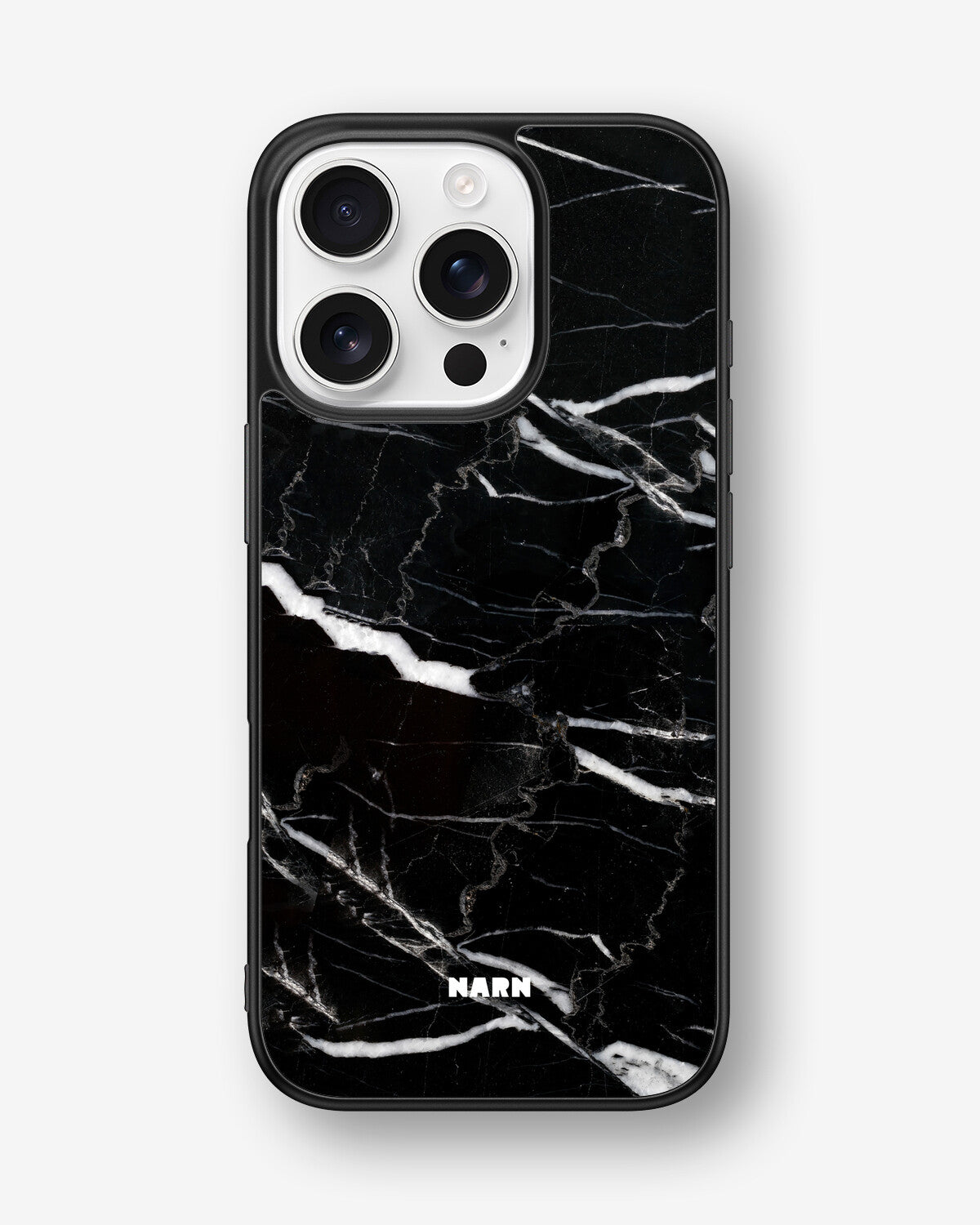 iPhone 16 Pro Hard Case – Black Marble - View 1