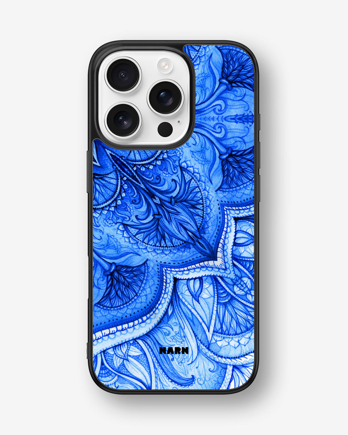 iPhone 16 Pro Hard Case – Blue Vintage - View 1