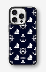 iPhone 16 Pro Hard Case – Deep Blue Voyage - View 1