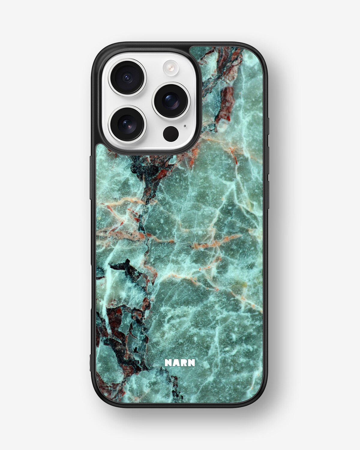 iPhone 16 Pro Hard Case – Green Marble - View 1
