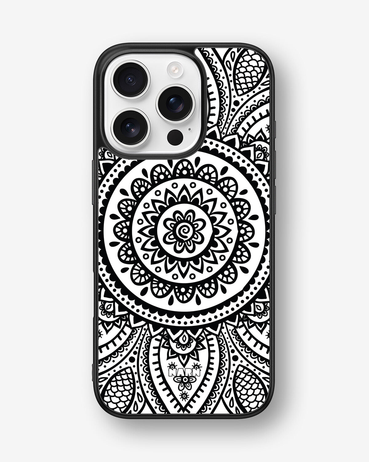 iPhone 16 Pro Hard Case – Henna Mandala - View 1