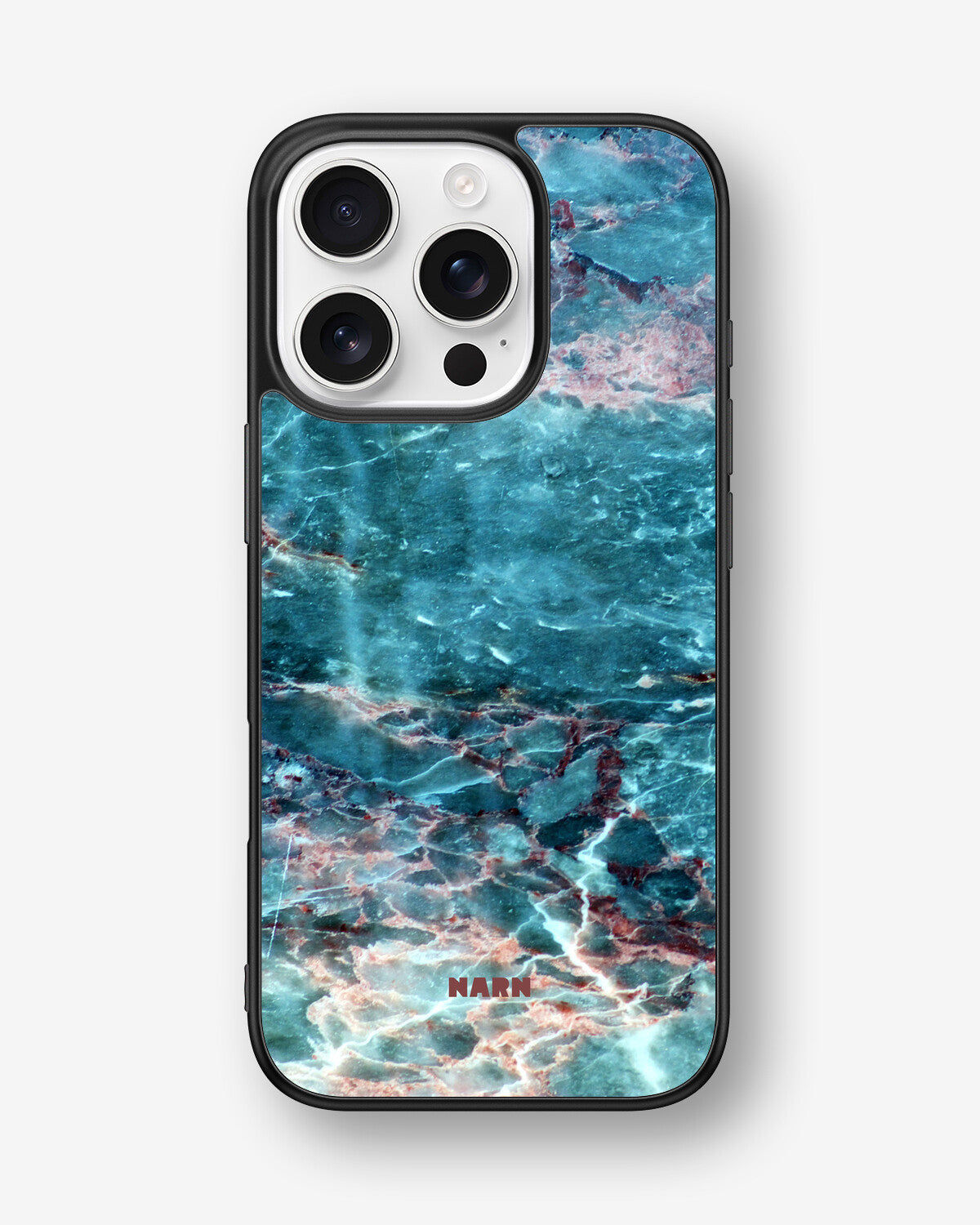 iPhone 16 Pro Hard Case – Icy Marble - View 1
