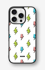 iPhone 16 Pro Hard Case – Lightning Bolts - View 1