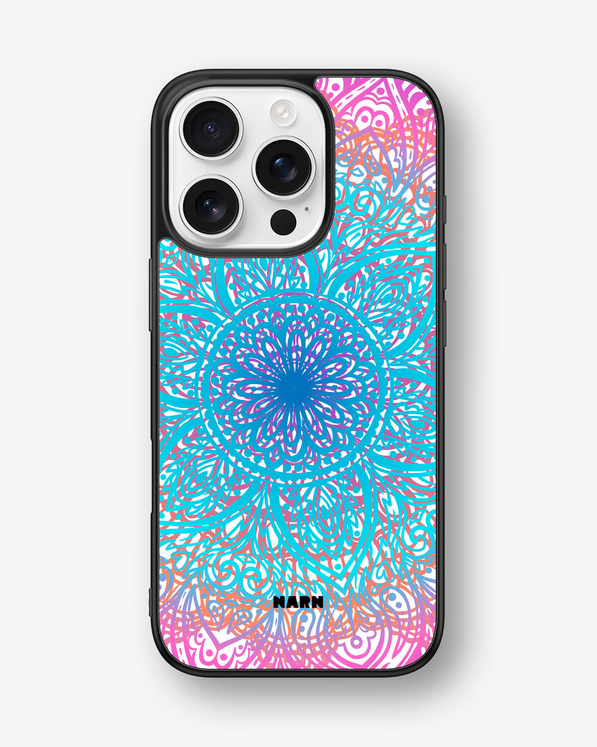 iPhone 16 Pro Hard Case – Pastel Mandala - View 1