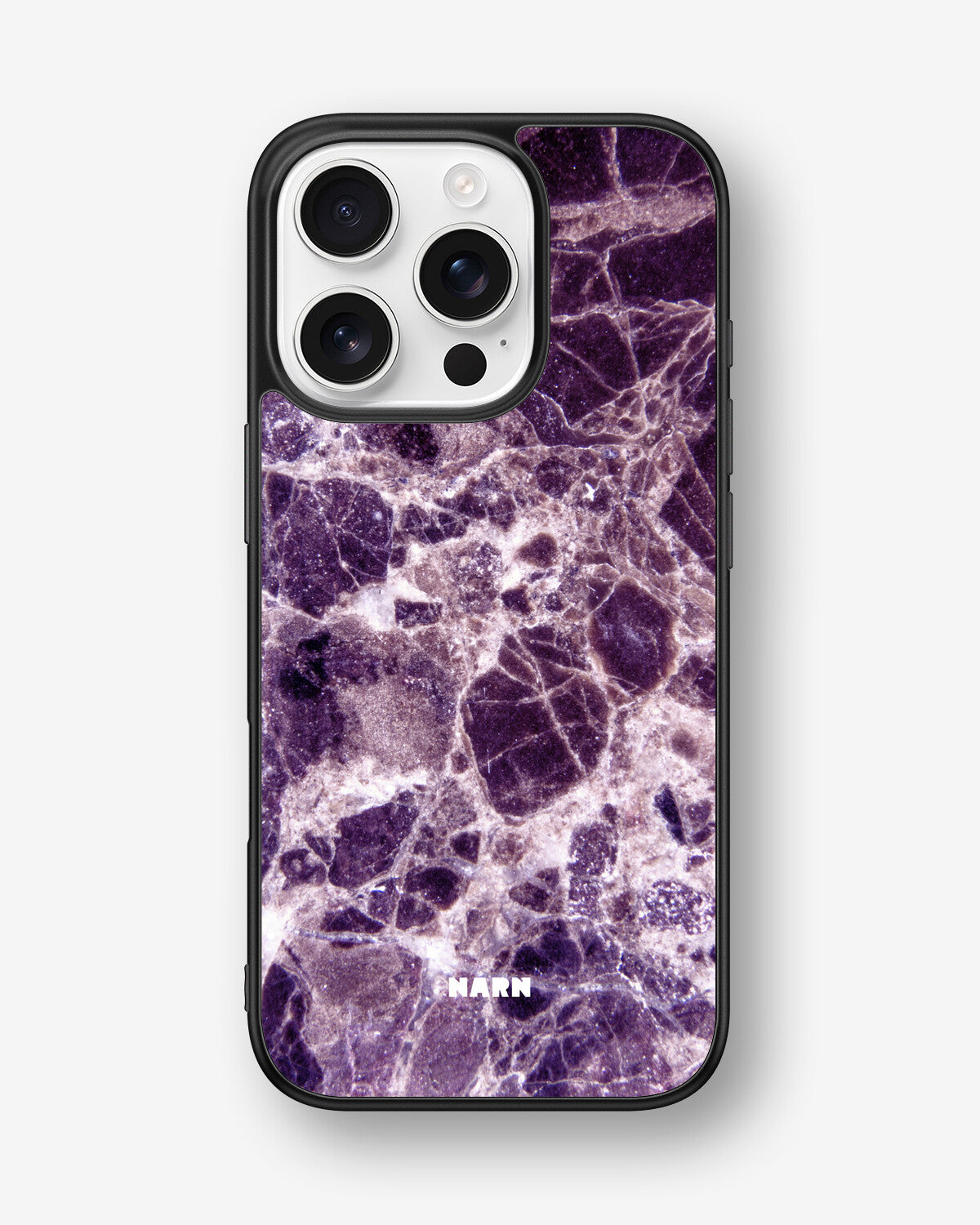 iPhone 16 Pro Hard Case – Purple Marble - View 1