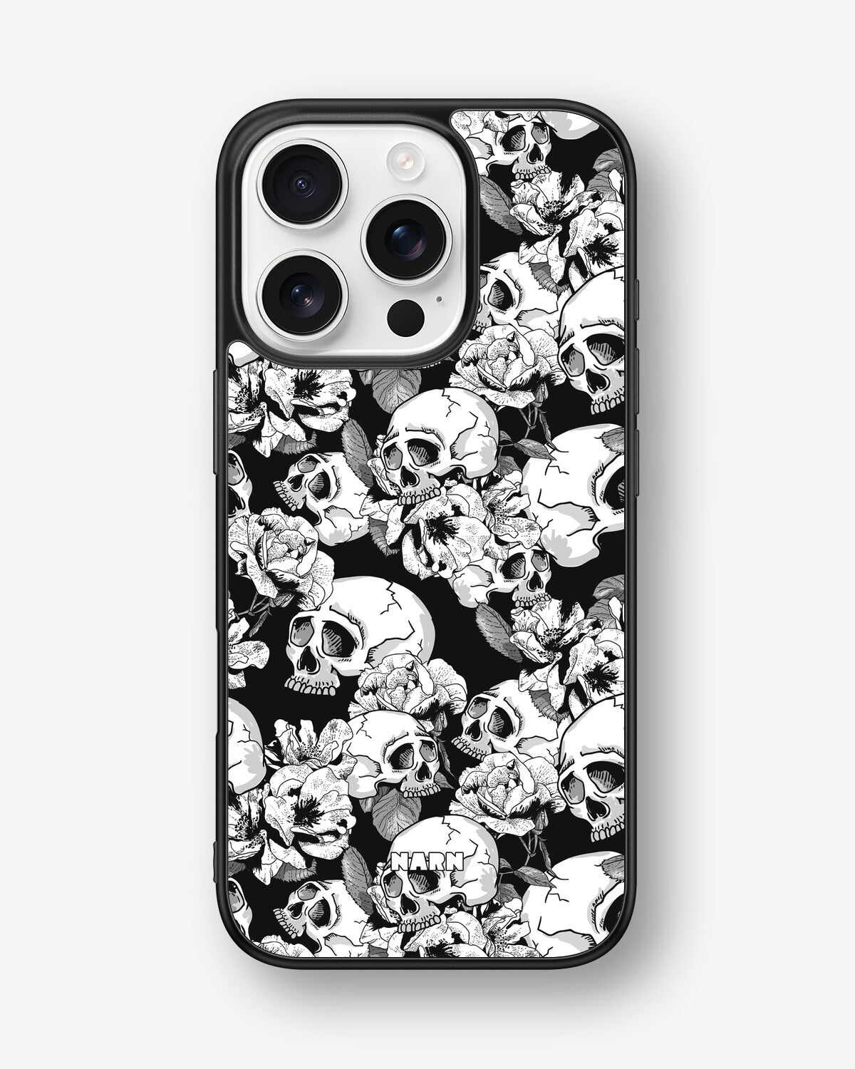iPhone 16 Pro Hard Case – Skull Garden - View 1