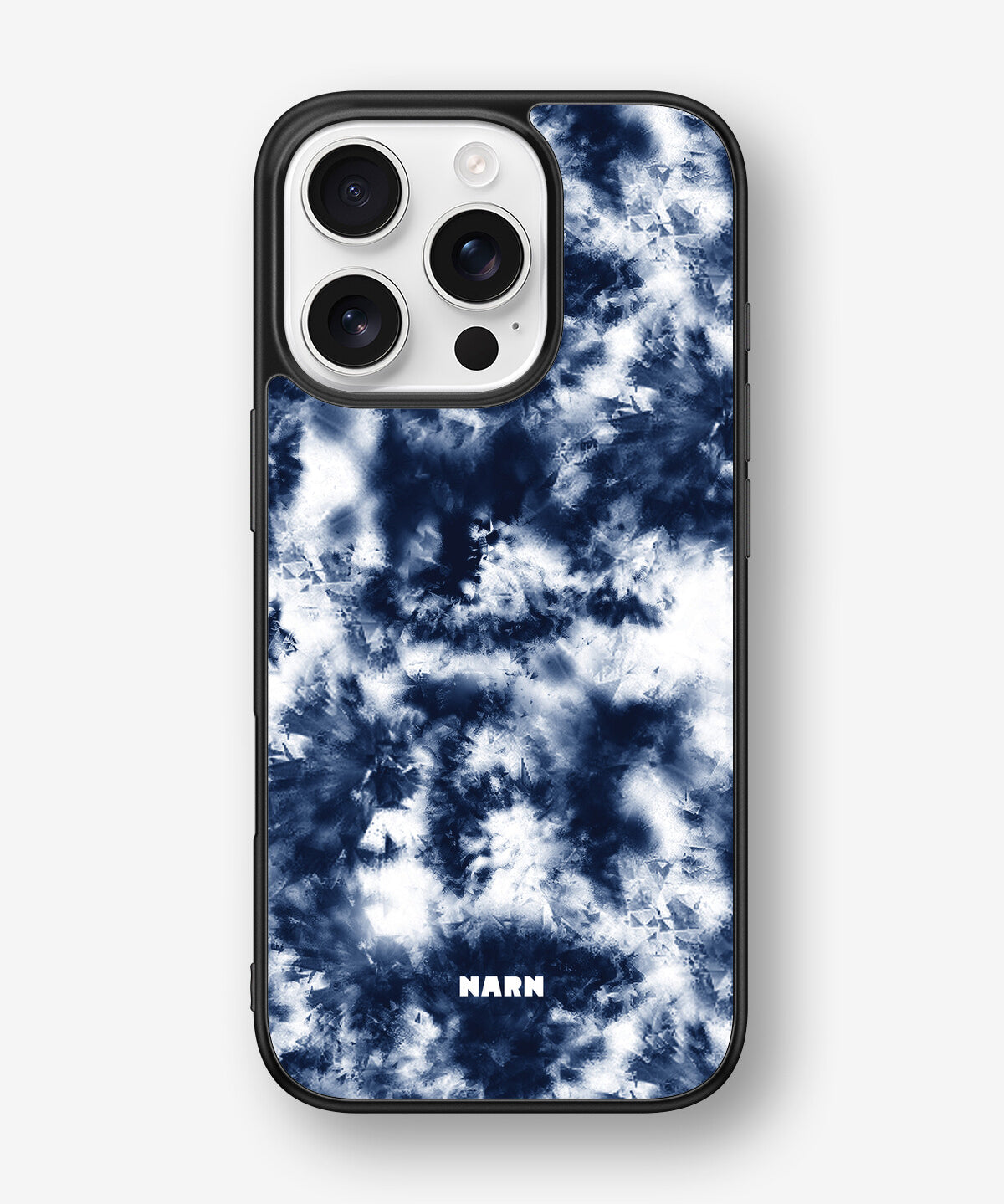 iPhone 16 Pro Hard Case – Tie Dye Blue - View 1