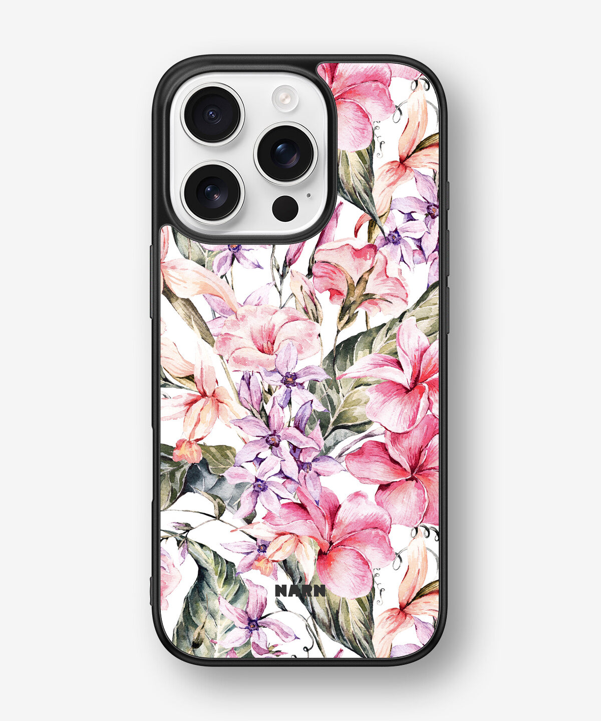 iPhone 16 Pro Hard Case – Watercolor Flowers - View 1