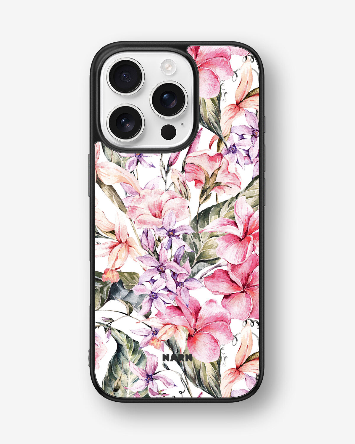 iPhone 16 Pro Hard Case – Watercolor Flowers - View 1