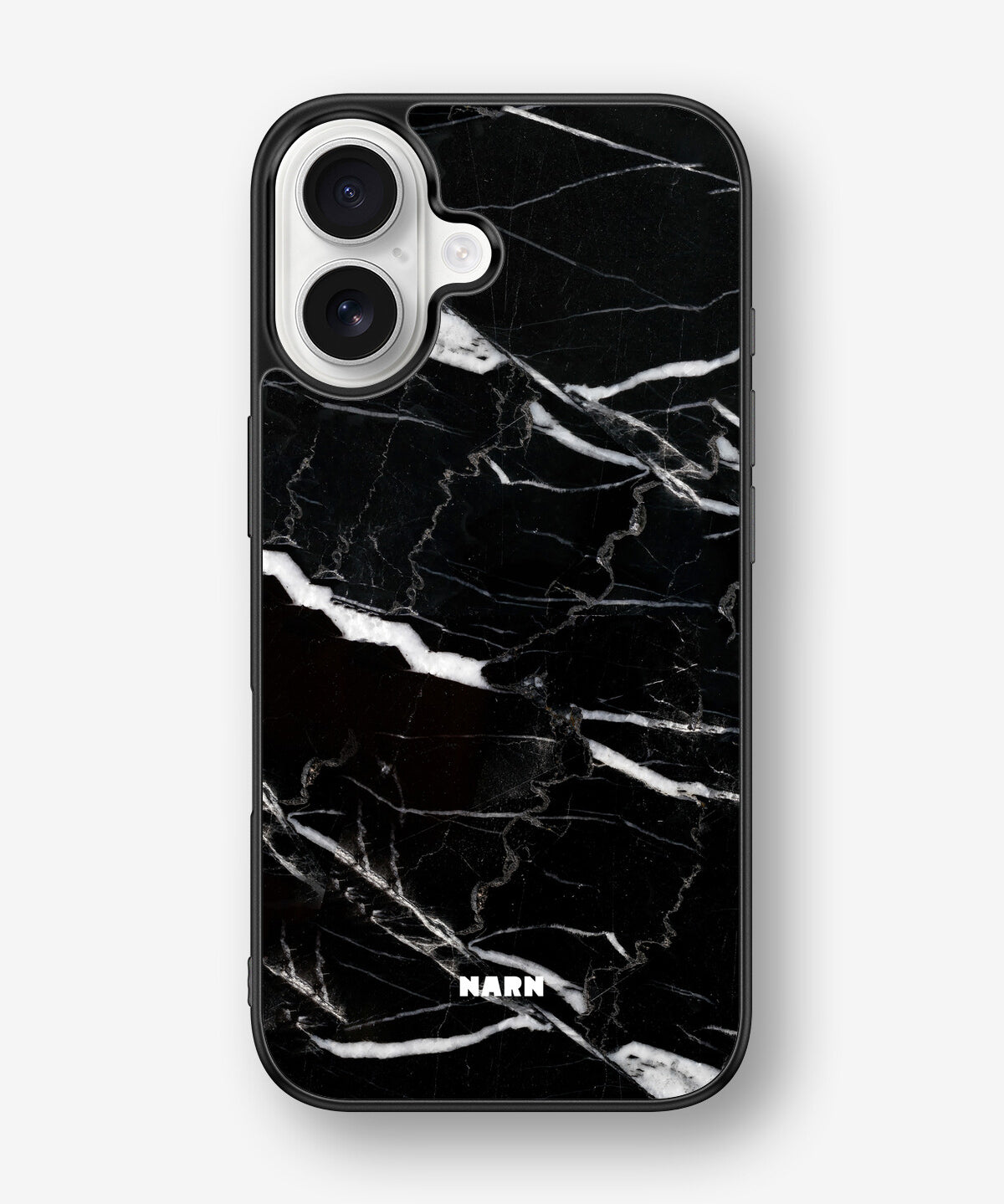 iPhone 16 Hard Case – Black Marble - View 1