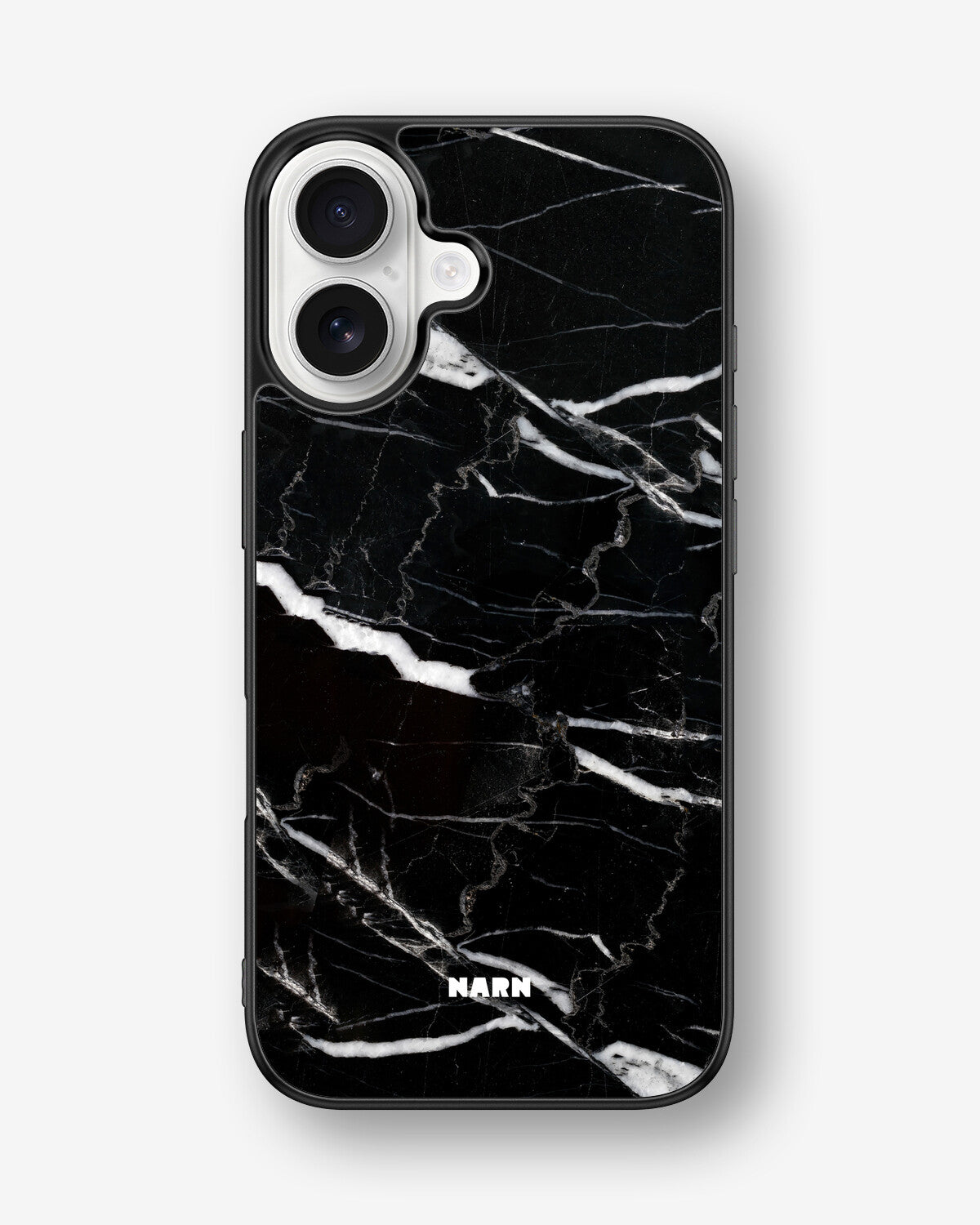 iPhone 16 Hard Case – Black Marble - View 1