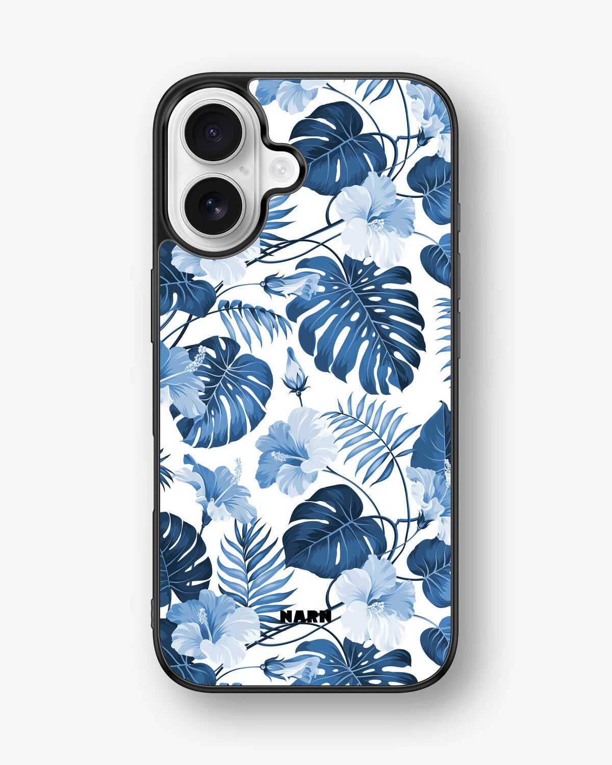 iPhone 16 Hard Case – Blue Tropics - View 1