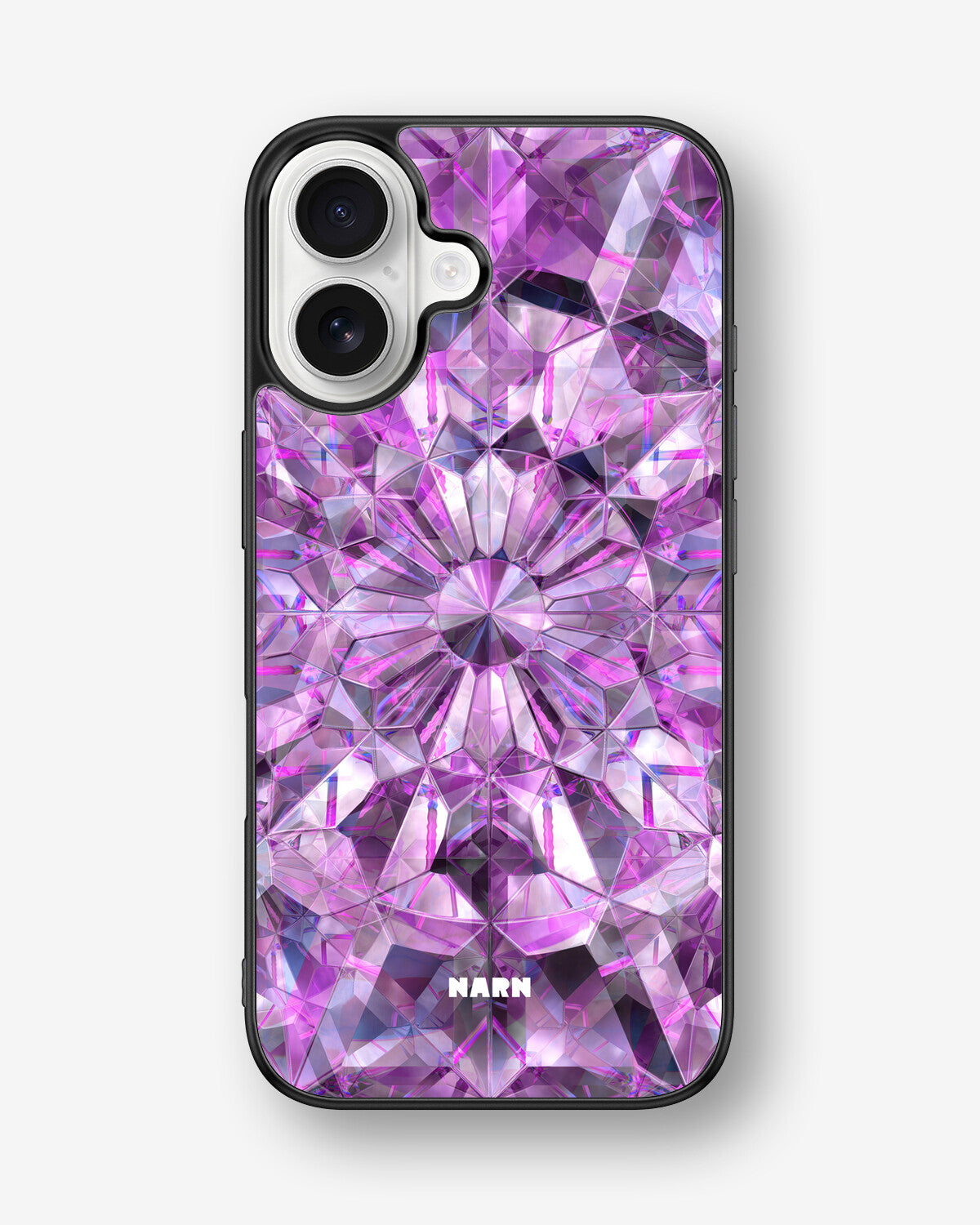 iPhone 16 Hard Case – Lavender Crystals - View 1