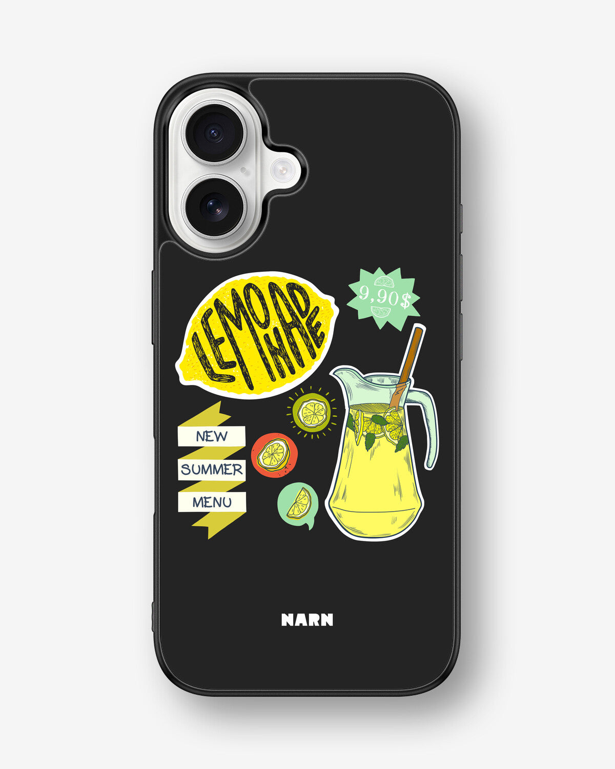 iPhone 16 Hard Case – Lemon Summer - View 1