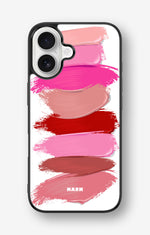 iPhone 16 Hard Case – Lipstick Smears - View 1